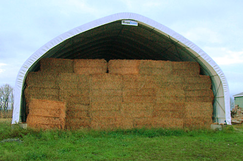 Hay Bales in Dry Storage