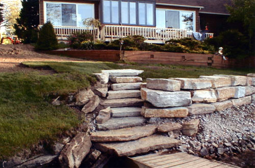 Landscaping installation